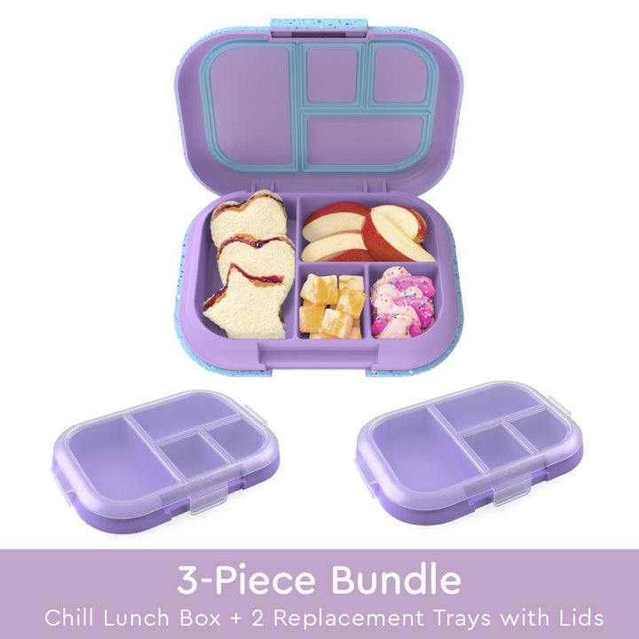 Bentgo Chill Kids Lunch Box & 2 Extra Trays with Lids Z1