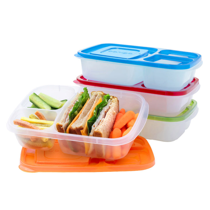 Bentgo Easyboxes 3-Compartment Food Containers 8-Piece Set W1