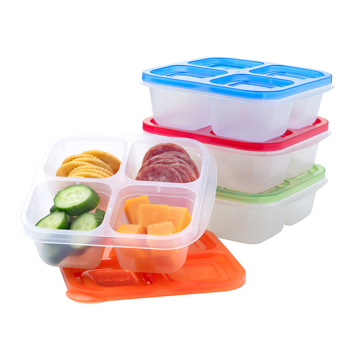Bentgo Easyboxes 4-Compartment Snack Containers 8-Piece Set X9