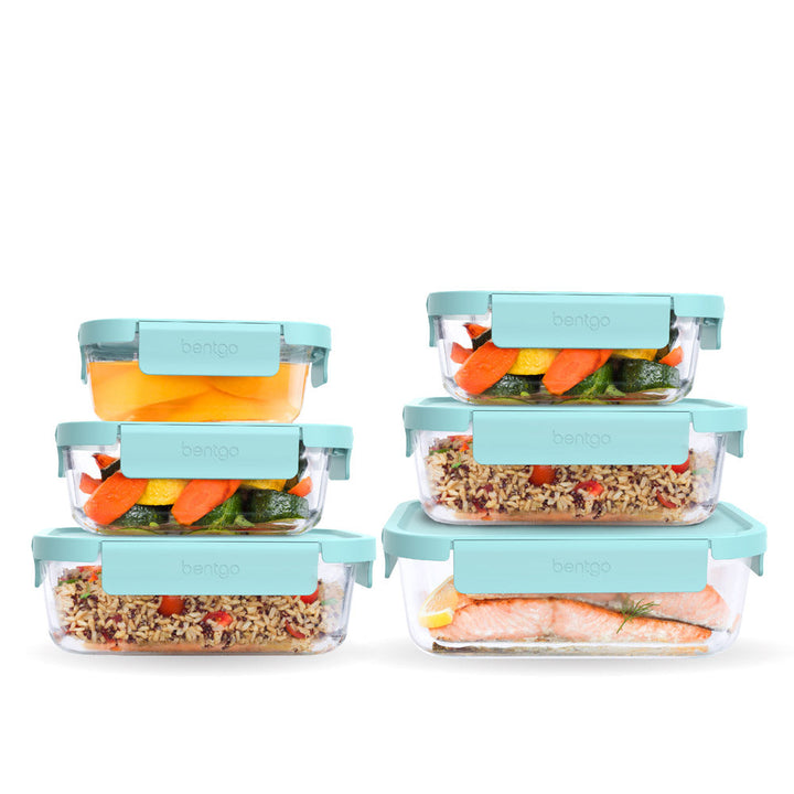 Bentgo Glass Leak-Proof Food Storage Set (12-Piece) R1